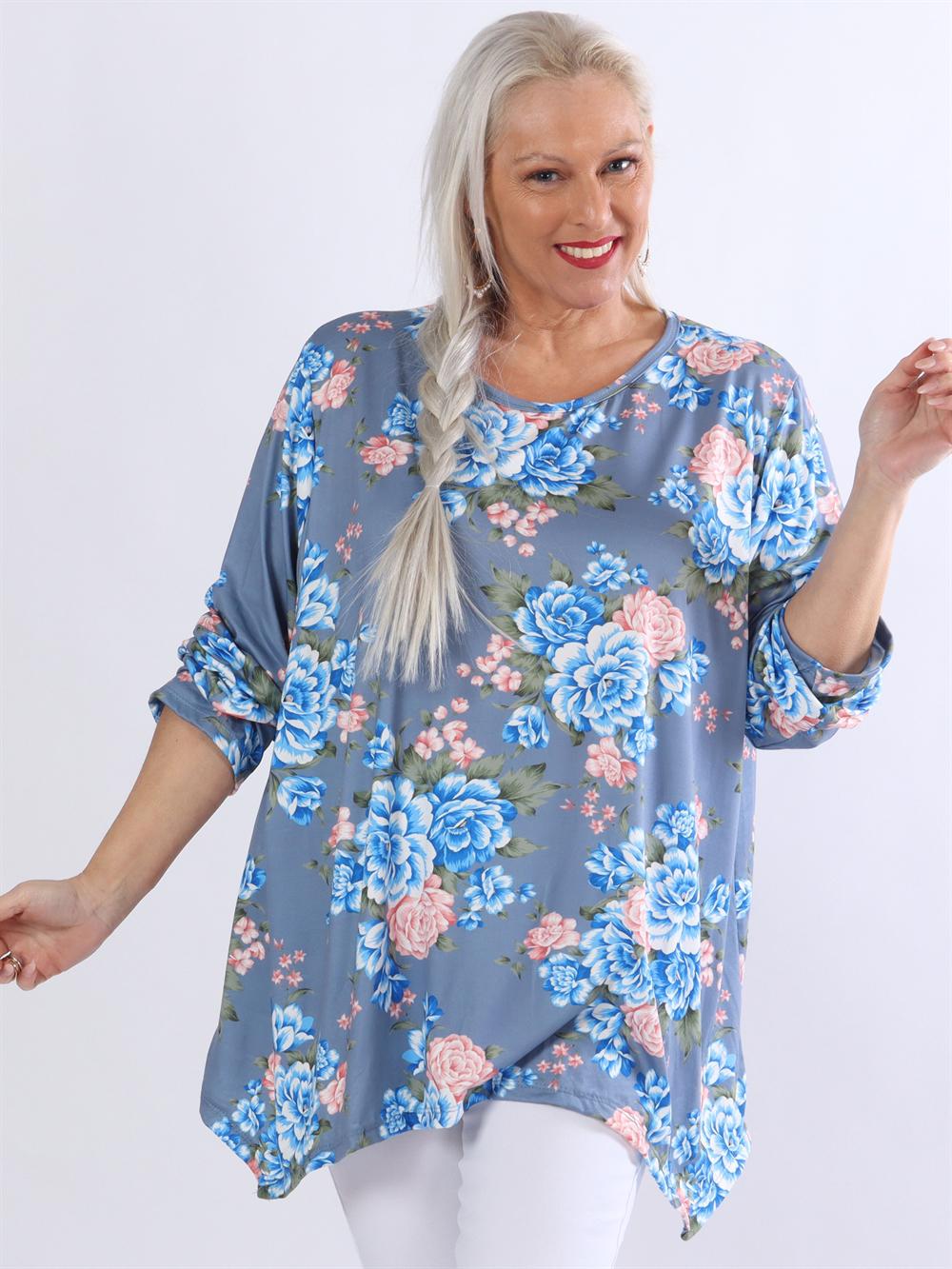 Lois - Blød bluse med print